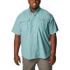 imageColumbia Mens Big and Powerful Bahama Ii UPF 30 Short Sleeve Fishing JerseyTranquil Teal