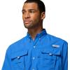 imageColumbia Mens Big and Powerful Bahama Ii UPF 30 Short Sleeve Fishing JerseyVivid Blue