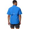 imageColumbia Mens Big and Powerful Bahama Ii UPF 30 Short Sleeve Fishing JerseyVivid Blue