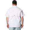 imageColumbia Mens Big and Powerful Bahama Ii UPF 30 Short Sleeve Fishing JerseyWhite