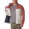 imageColumbia Mens BigTall Extended Big Steens Mountain Full Zip 20 Fleece JacketAuburnDark Stone