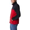 imageColumbia Mens BigTall Extended Big Steens Mountain Full Zip 20 Fleece JacketBlackMountain Red