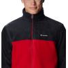 imageColumbia Mens BigTall Extended Big Steens Mountain Full Zip 20 Fleece JacketBlackMountain Red