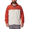 imageColumbia Mens BigTall Extended Big Steens Mountain Full Zip 20 Fleece JacketWarp RedDark Stone