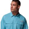 imageColumbia Mens Blood and Guts V Short Sleeve ShirtVintage Blue