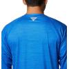 imageColumbia Mens Collegiate Terminal Tackle Heather Long Sleeve ShirtFla  Azul Heather