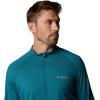 imageColumbia Mens Endless Trail Half Zip Mesh Long SleevRiver Blue