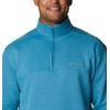 imageColumbia Mens Hart Mountain II HalfZip Pullover SweaterDeep Marine Heather