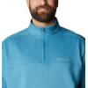 imageColumbia Mens Hart Mountain II HalfZip Pullover SweaterDeep Marine Heather
