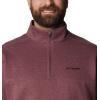 imageColumbia Mens Hart Mountain II HalfZip Pullover SweaterLight Raisin Heather