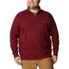 imageColumbia Mens Hart Mountain II HalfZip Pullover SweaterRed Jasper