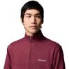 imageColumbia Mens Hart Mountain II HalfZip Pullover SweaterRich Wine Heather