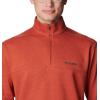 imageColumbia Mens Hart Mountain II HalfZip Pullover SweaterWarp Red Heather