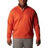 imageColumbia Mens Hart Mountain II HalfZip Pullover SweaterWarp Red Heather