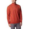 imageColumbia Mens Hart Mountain II HalfZip Pullover SweaterWarp Red Heather