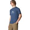 imageColumbia Mens Kwick Hike Graphic Short Sleeve TeeCollegiate Navy HeatherPeak Direction