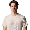 imageColumbia Mens Kwick Hike Graphic Short Sleeve TeeDark Stone HeatherPeaked Lifestyle