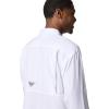imageColumbia Mens PFG Backwater Long Sleeve ShirtWhite