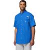 imageColumbia Mens PFG Bonehead Short Sleeve ShirtVivid Blue