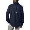 imageColumbia Mens PFG Tamiami II UPF 40 Long Sleeve Fishing ShirtCollegiate Navy