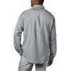 imageColumbia Mens PFG Tamiami II UPF 40 Long Sleeve Fishing ShirtCool Grey  Legacy