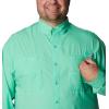 imageColumbia Mens PFG Tamiami II UPF 40 Long Sleeve Fishing ShirtLight Jade