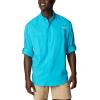 imageColumbia Mens PFG Tamiami II UPF 40 Long Sleeve Fishing ShirtOcean Teal