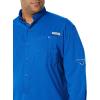 imageColumbia Mens PFG Tamiami II UPF 40 Long Sleeve Fishing ShirtVivid Blue