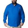 imageColumbia Mens PFG Tamiami II UPF 40 Long Sleeve Fishing ShirtVivid Blue