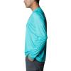 imageColumbia Mens PFG Terminal Tackle Fish Flag Long Sleeve Fishing ShirtBright AquaSalmon