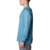 imageColumbia Mens PFG Terminal Tackle Fish Flag Long Sleeve Fishing ShirtCanyon BlueGulf Stream Inshore Slam