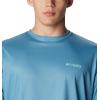 imageColumbia Mens PFG Terminal Tackle Fish Flag Long Sleeve Fishing ShirtCanyon BlueGulf Stream Inshore Slam