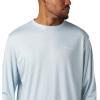 imageColumbia Mens PFG Terminal Tackle Fish Flag Long Sleeve Fishing ShirtCool GreySorbet