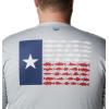 imageColumbia Mens PFG Terminal Tackle Fish Flag Long Sleeve Fishing ShirtCool GreyTx Fish