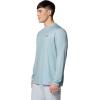 imageColumbia Mens PFG Terminal Tackle Fish Flag Long Sleeve Fishing ShirtCrushed BlueLemon Wash Inshore Slam