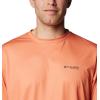 imageColumbia Mens PFG Terminal Tackle Fish Flag Long Sleeve Fishing ShirtDusty OrangeDeep Olive