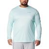 imageColumbia Mens PFG Terminal Tackle Fish Flag Long Sleeve Fishing ShirtIcy MornCanyon Blue