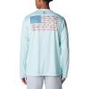imageColumbia Mens PFG Terminal Tackle Fish Flag Long Sleeve Fishing ShirtIcy MornCanyon Blue