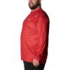 imageColumbia Mens PFG Terminal Tackle Fish Flag Long Sleeve Fishing ShirtRed SparkWhite