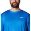 imageColumbia Mens PFG Terminal Tackle Fish Flag Long Sleeve Fishing ShirtVivid BlueFl Fish