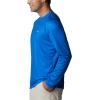 imageColumbia Mens PFG Terminal Tackle Fish Flag Long Sleeve Fishing ShirtVivid BlueTx Flag