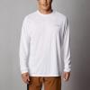 imageColumbia Mens PFG Terminal Tackle Fish Flag Long Sleeve Fishing ShirtWhiteCollegiate Navy
