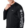 imageColumbia Mens PFG Terminal Tackle Long Sleeve ShirtBlackCool Grey Logo