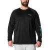 imageColumbia Mens PFG Terminal Tackle Long Sleeve ShirtBlackGulf Stream Logo