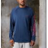 imageColumbia Mens PFG Terminal Tackle Long Sleeve ShirtCarbonRed Spark Logo
