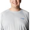 imageColumbia Mens PFG Terminal Tackle Long Sleeve ShirtCool GreyVivid Blue Logo