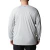 imageColumbia Mens PFG Terminal Tackle Long Sleeve ShirtCool GreyVivid Blue Logo