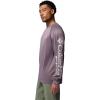 imageColumbia Mens PFG Terminal Tackle Long Sleeve ShirtDusty Purple HeatherCool Grey Logo