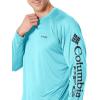 imageColumbia Mens PFG Terminal Tackle Long Sleeve ShirtGulf StreamBlack Logo