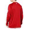 imageColumbia Mens PFG Terminal Tackle Long Sleeve ShirtRed SparkWhite Logo
